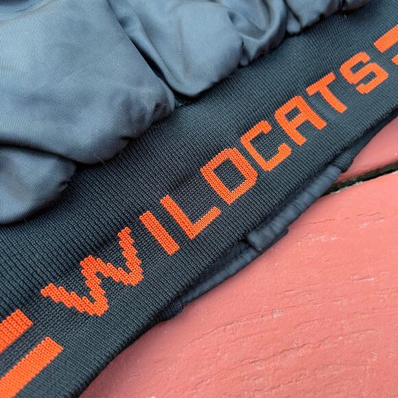 Vintage 80s Gretchen Libertyville Wildcats Basketball Bomber Jacket Varsity 90s - Picture 11 of 15